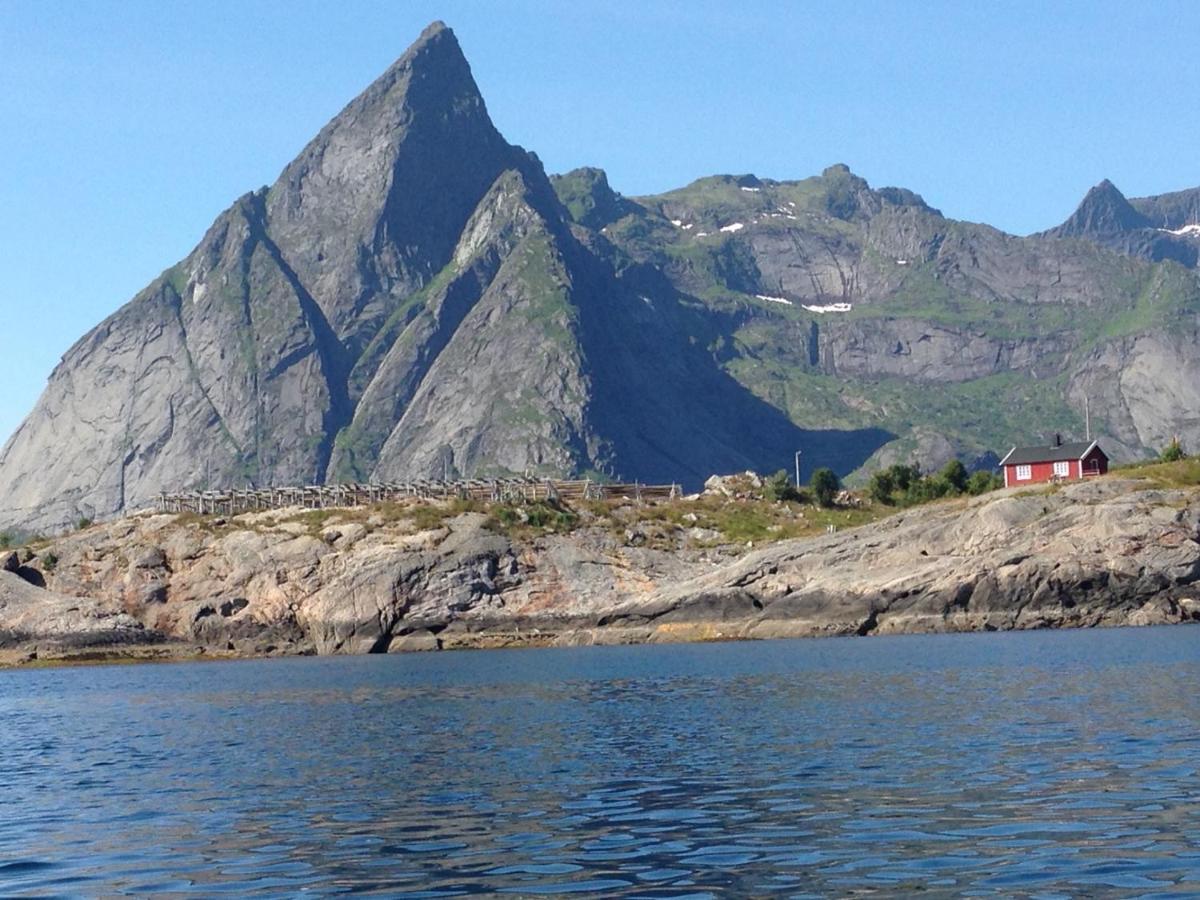 Rorbua Pa Toppoya Reine Buitenkant foto