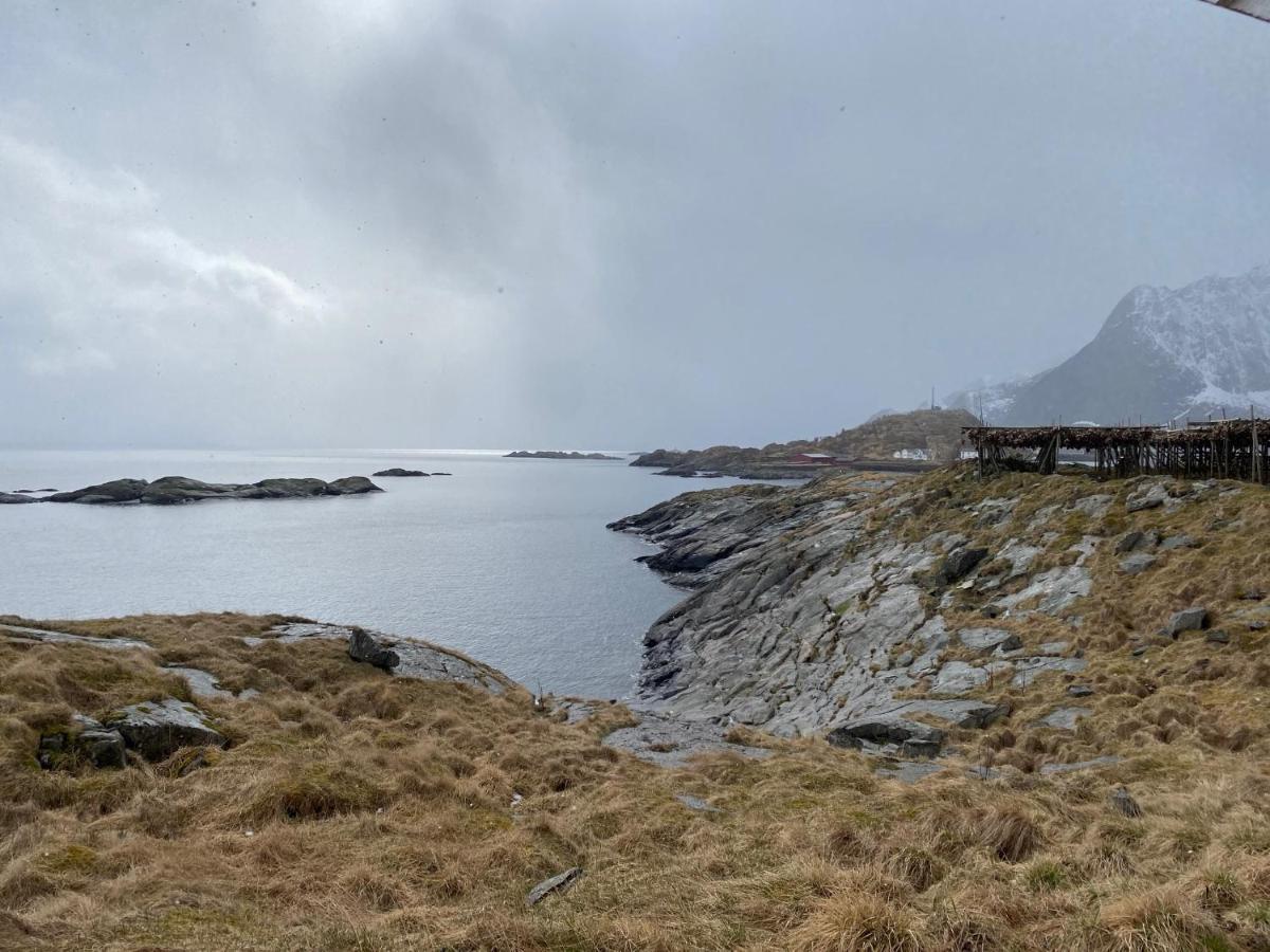 Rorbua Pa Toppoya Reine Buitenkant foto